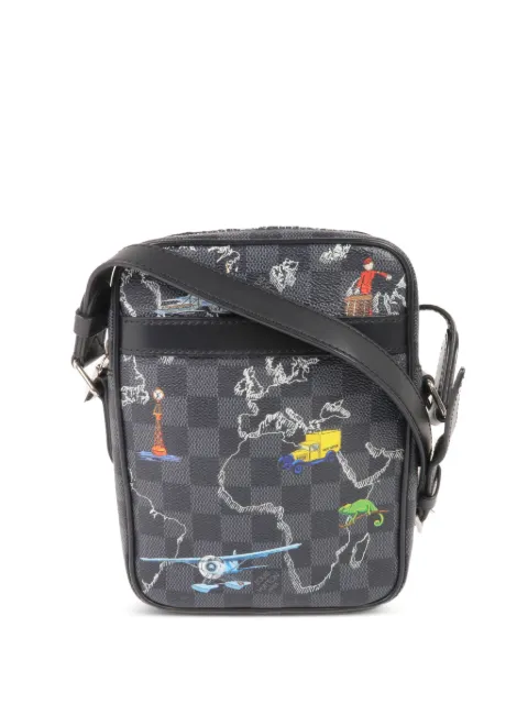 Louis Vuitton Pre-Owned bolsa crossbody PM Damier Graphite Danube