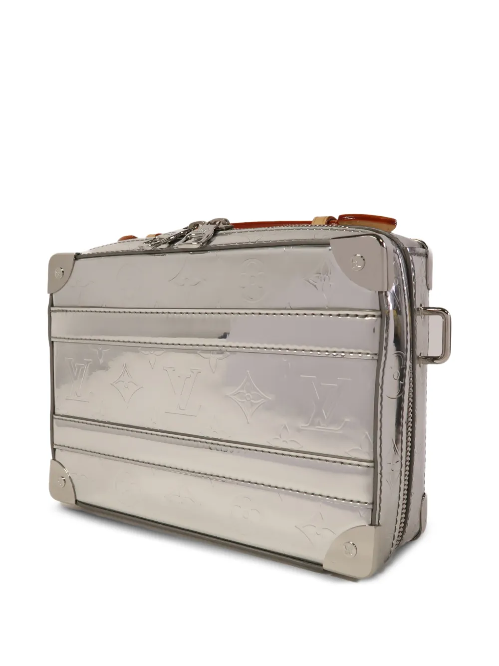 Louis Vuitton Pre-Owned Handle Soft Trunk crossbodytas Zilver