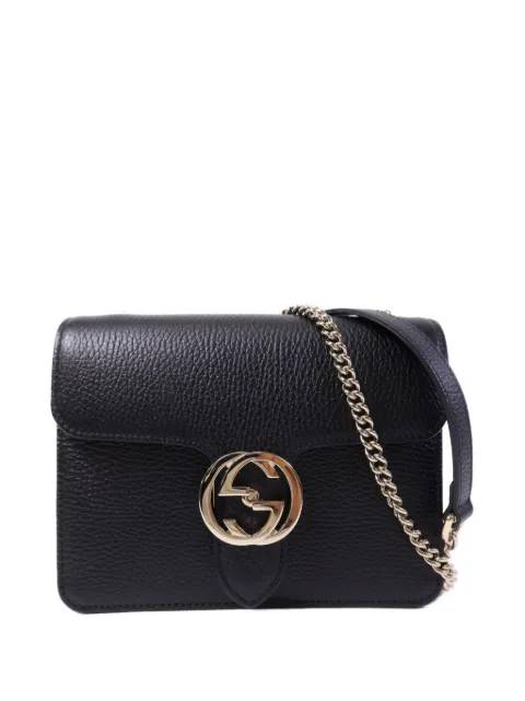 Gucci Pre-Owned Interlock G chain-strap shoulder bag