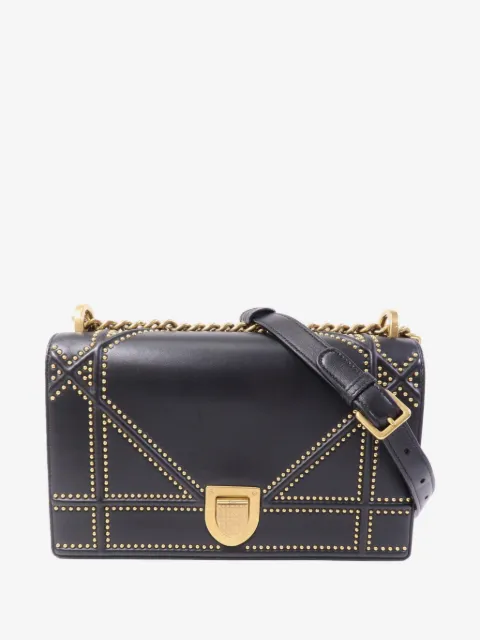 Christian Dior Pre-Owned Diorama studded shoulder bag