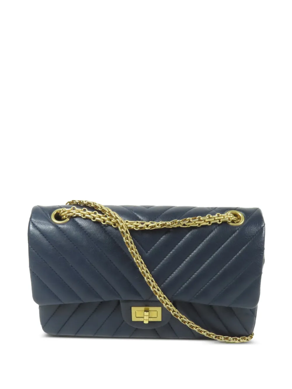 CHANEL Pre-Owned 2.55 shoulder bag - Blu
