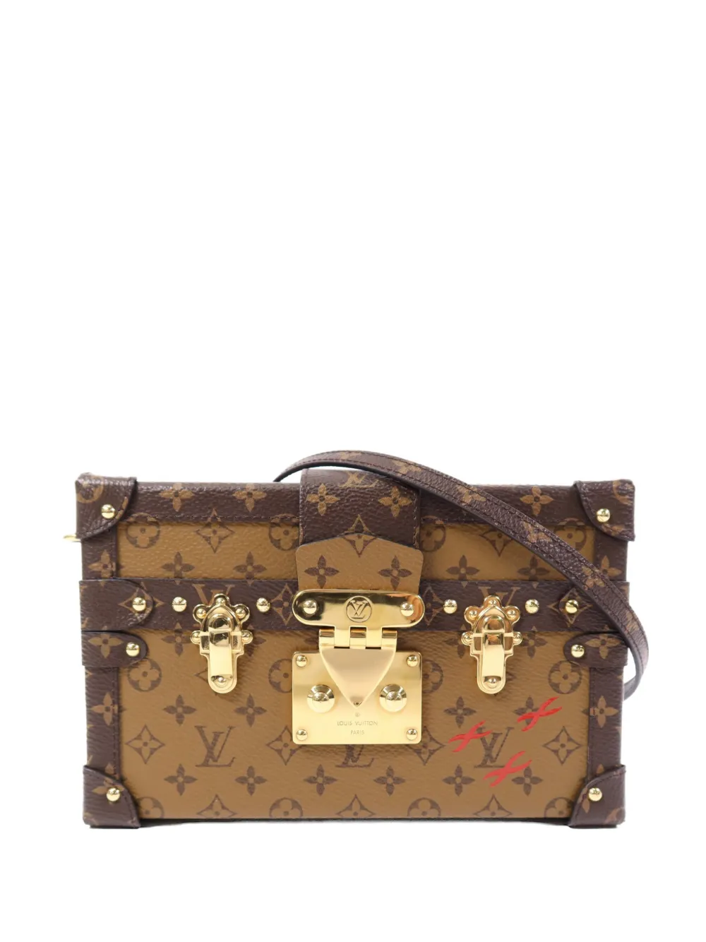 Louis Vuitton Pre-Owned Petite Malle cross-body bag - Neutrals