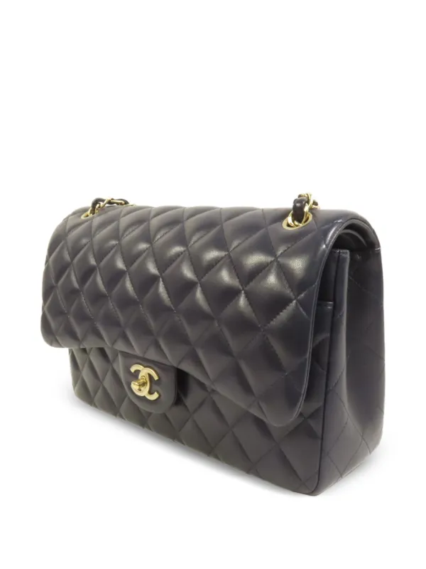 CHANEL Pre-Owned Large Classic CC turn-lock Chain Shoulder Bag