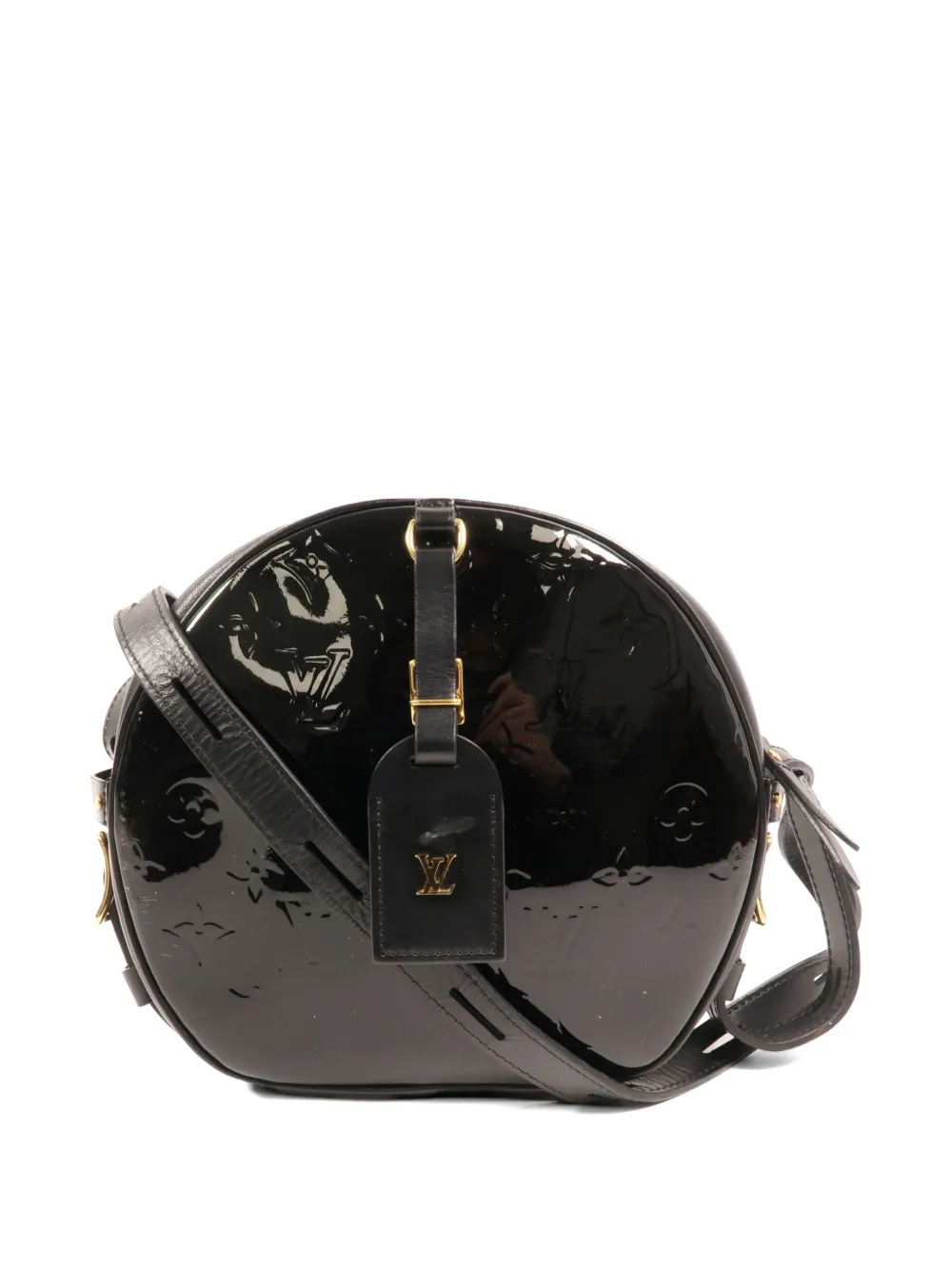 Louis Vuitton Pre-Owned MM Boite Chapeau Souple Monogram Vernis cross body bag - Nero