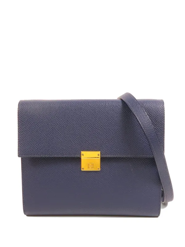 Hermès Pre-owned Clic 16 Shoulder Bag in Blue