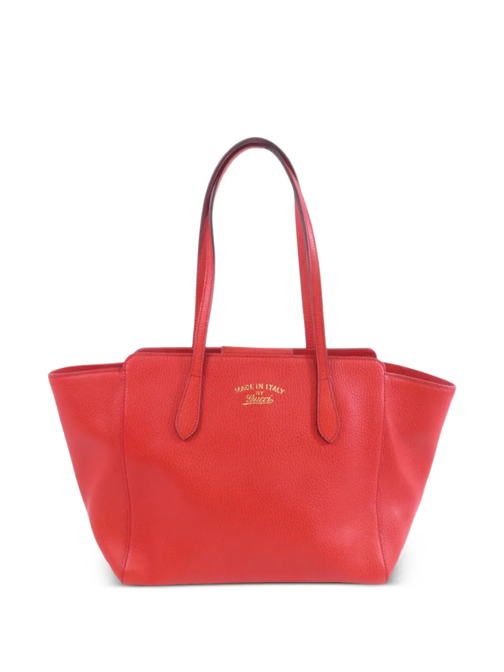Gucci Pre-Owned GG logo-detail calfskin tote bag - Rot