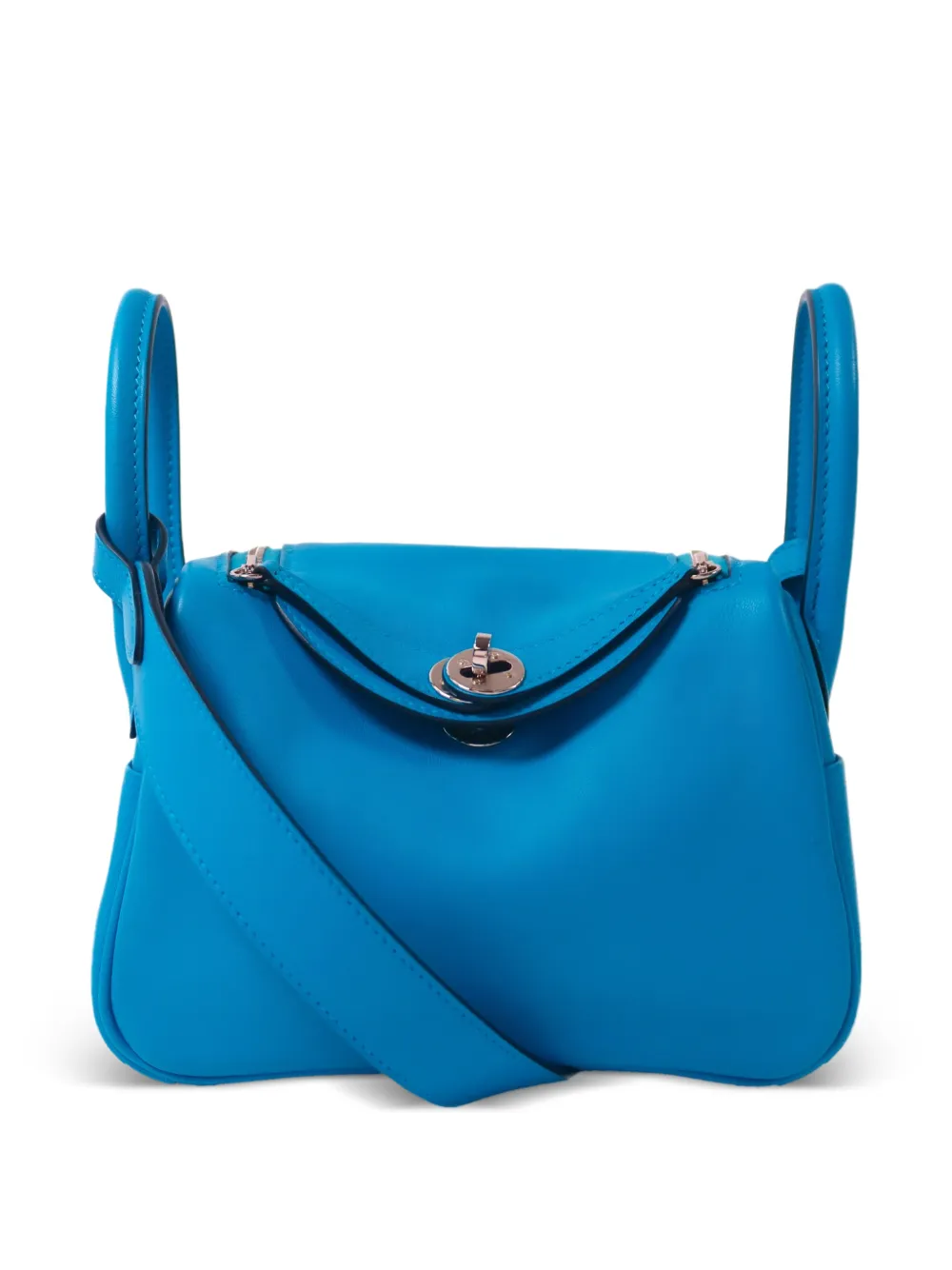 Hermès Pre-Owned Mini Lindy two-way handbag - Blu