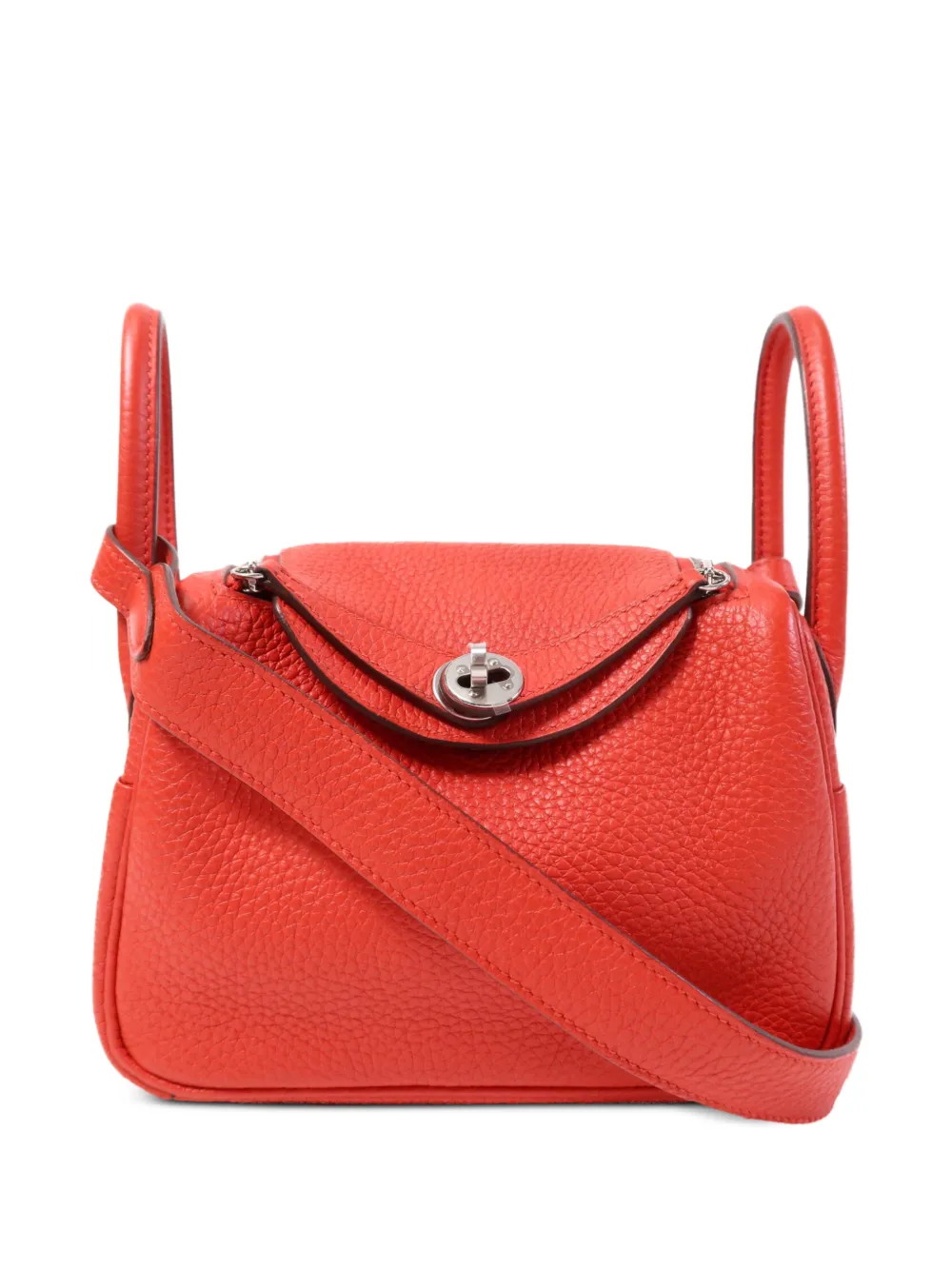 Hermès Pre-Owned Mini Lindy two-way handbag - Rot
