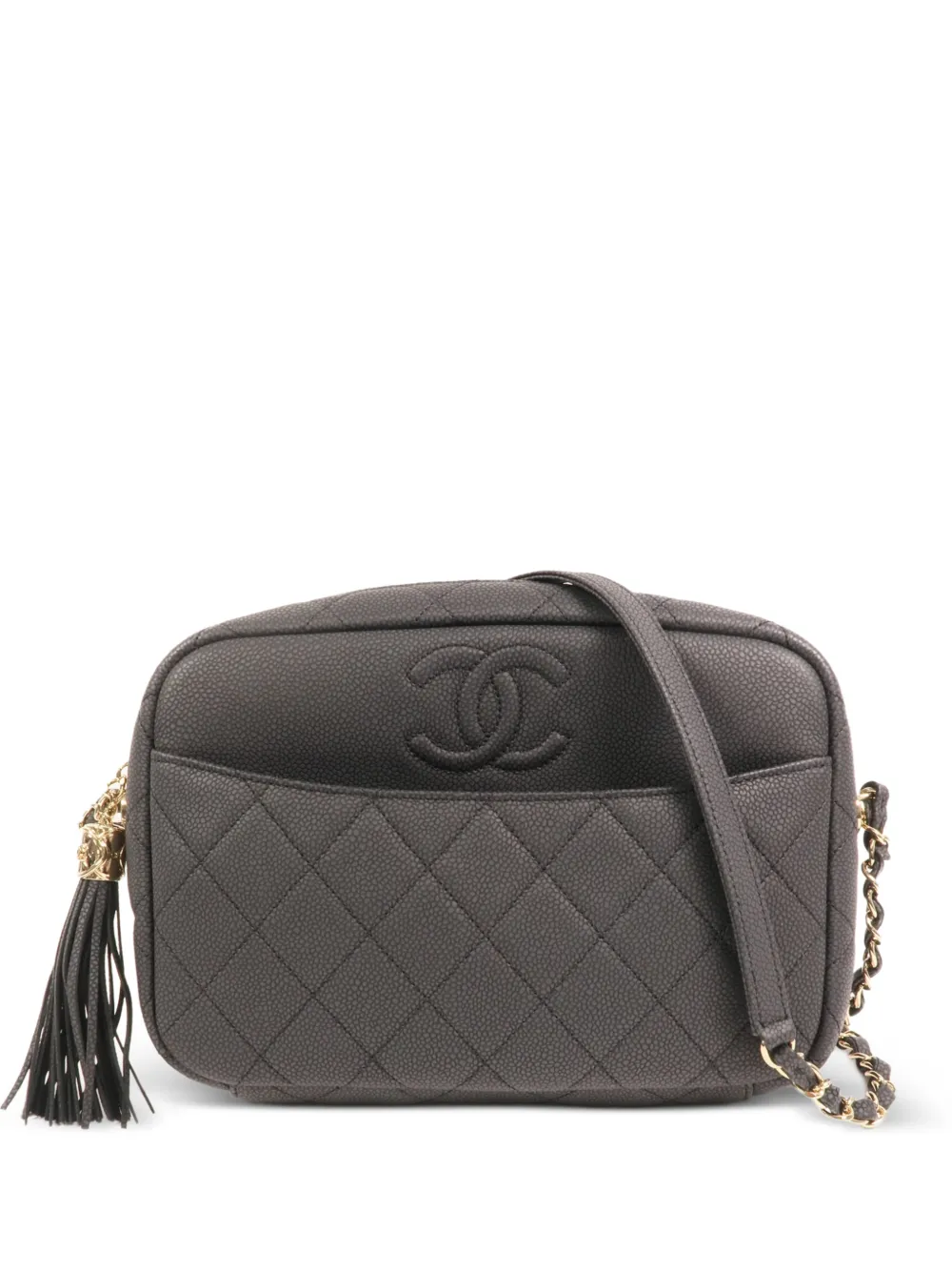 CHANEL Pre-Owned interlocking-CC shoulder bag - Nero