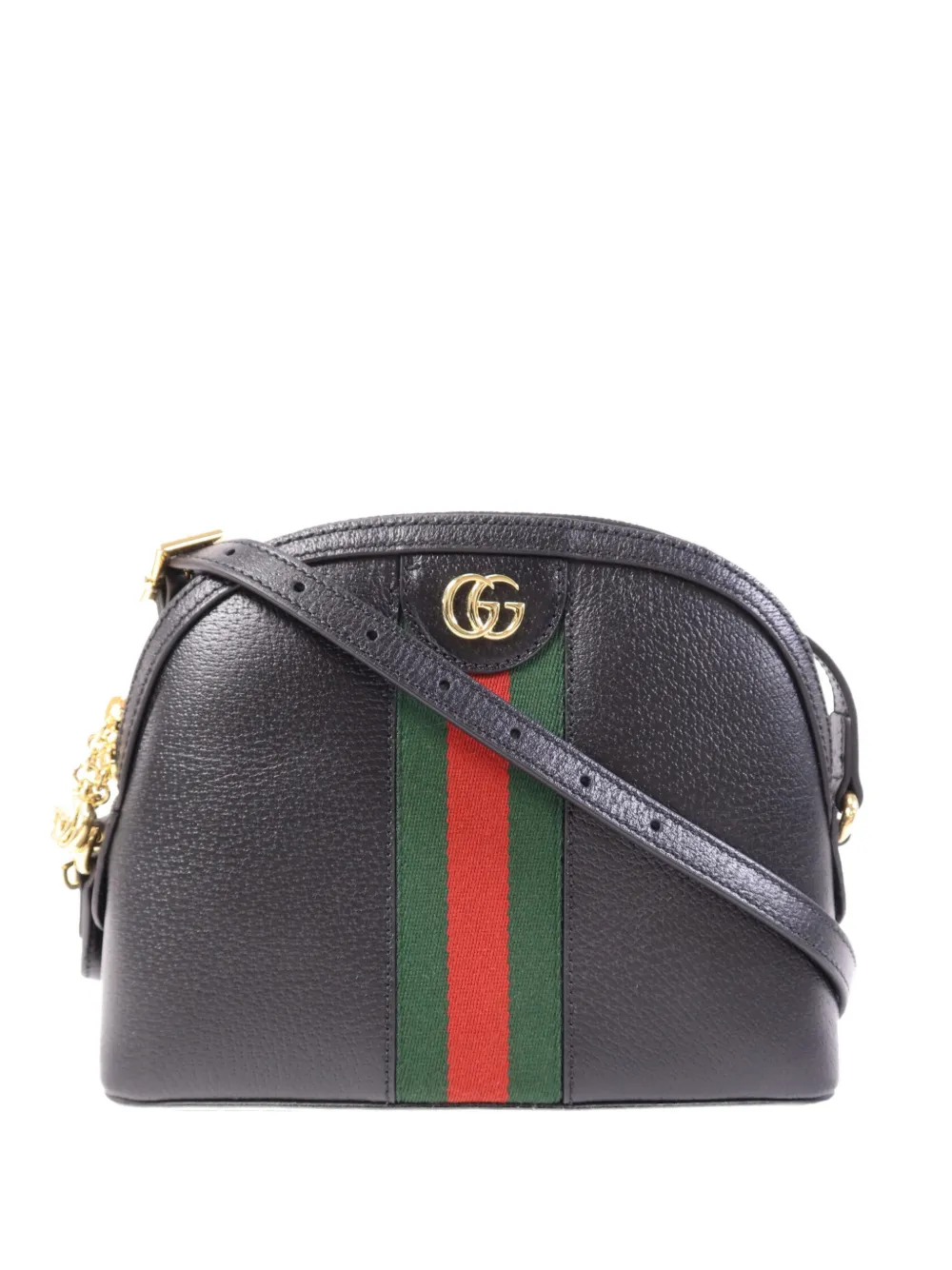 Gucci Pre-Owned GG Ophidia web-detail cross body bag - Nero