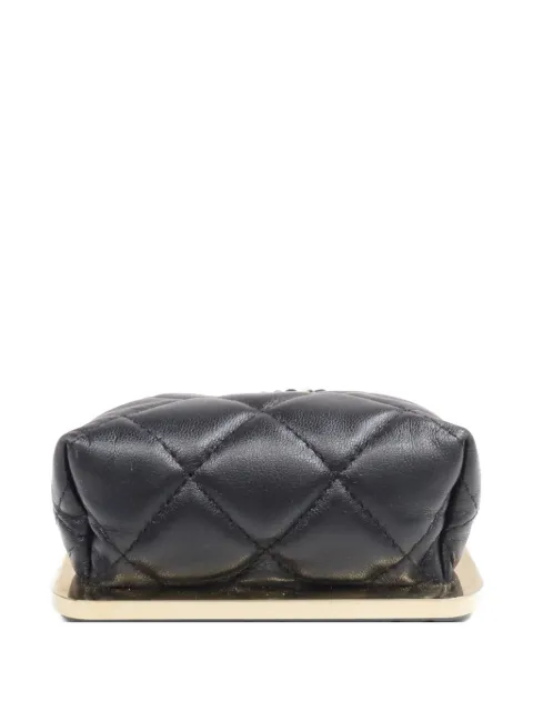 CHANEL Pre-Owned CC chain clutch diamond-quilted cross body bag