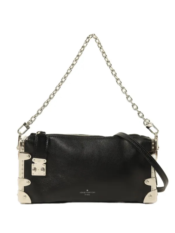 Louis Vuitton Pre-owned Slim Trunk Shoulder Bag in Black