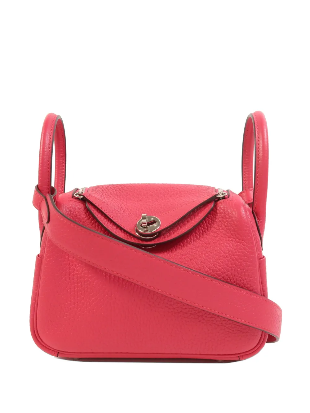 Hermès Pre-Owned 2022 mini Lindy shoulder bag - Rosa