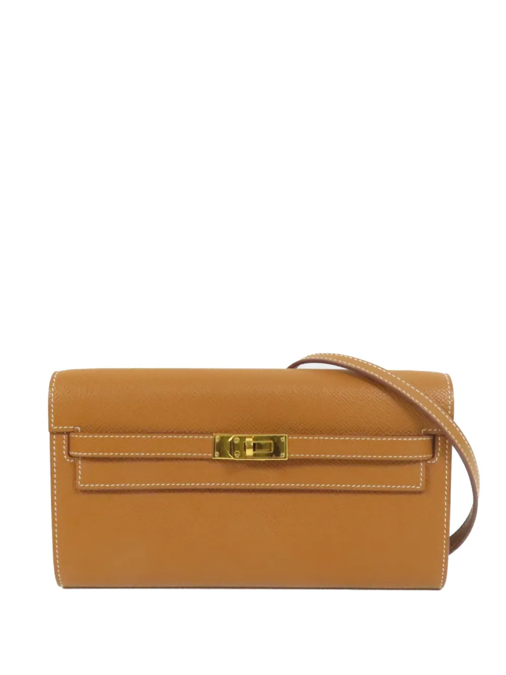 Hermès Pre-Owned Borsa a tracolla Kelly To Go in pelle di vitello - Marrone