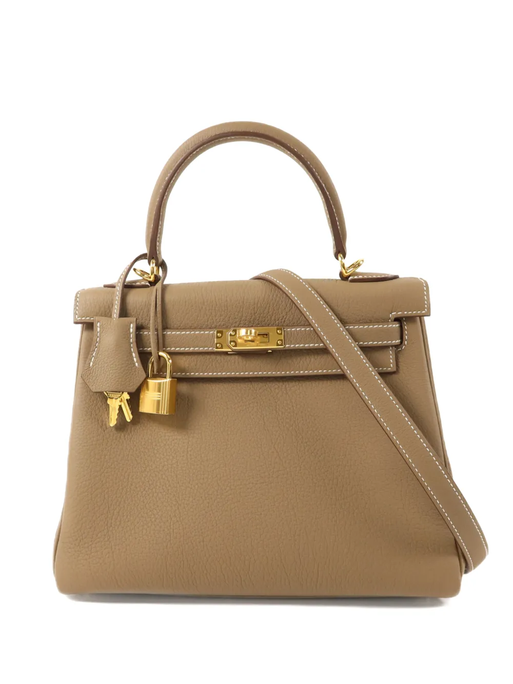 Hermès Pre-Owned Kelly 25 two-way handbag - Toni neutri