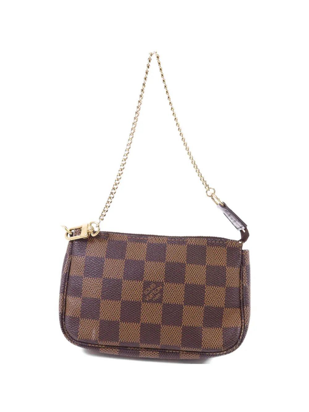 Louis Vuitton Pre-Owned mini Damier Pochette Accessoires shoulder bag - Marrone