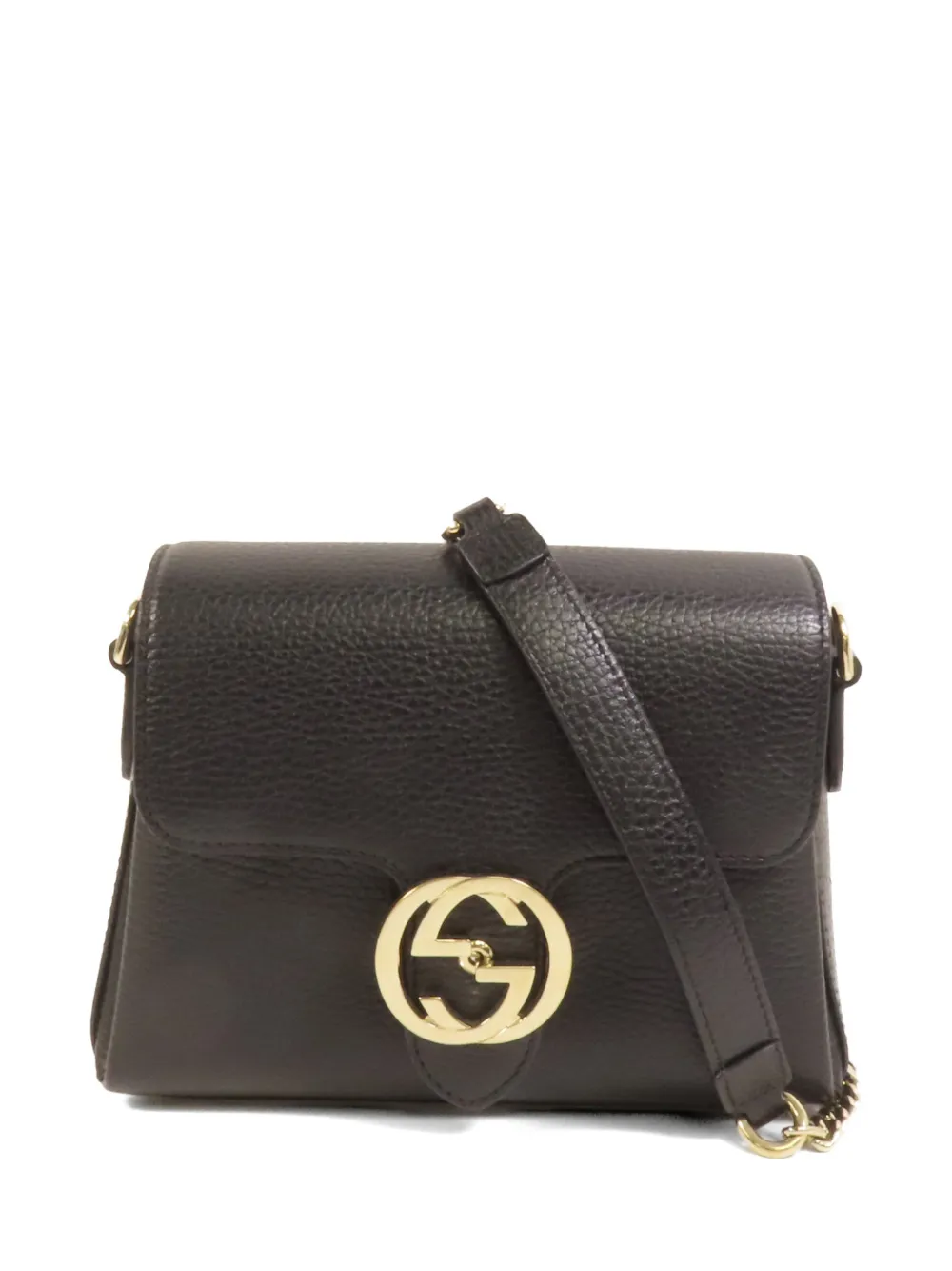 Gucci Pre-Owned mini Interlocking G chain shoulder bag - Nero