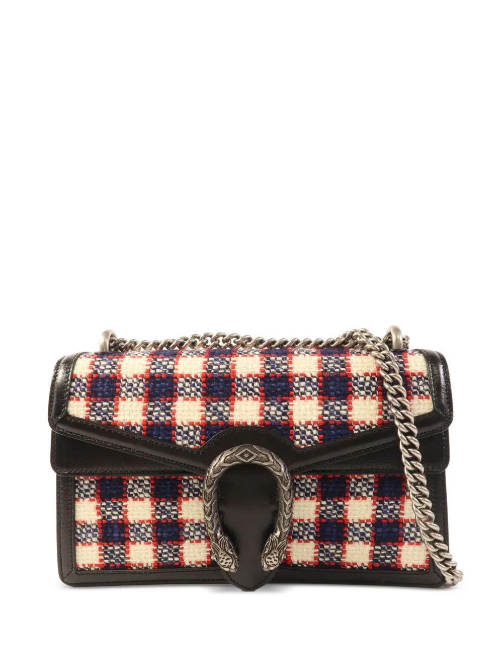 Gucci Pre-Owned small Dionysus check-pattern shoulder bag - Toni neutri