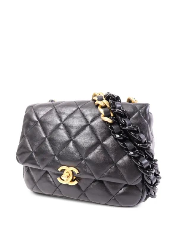 CHANEL Pre-Owned ココマーク ターンロック マトラッセ ショルダー