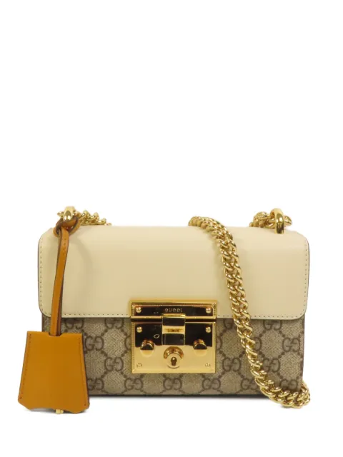 Gucci Pre-Owned Padlock GG crossbody bag