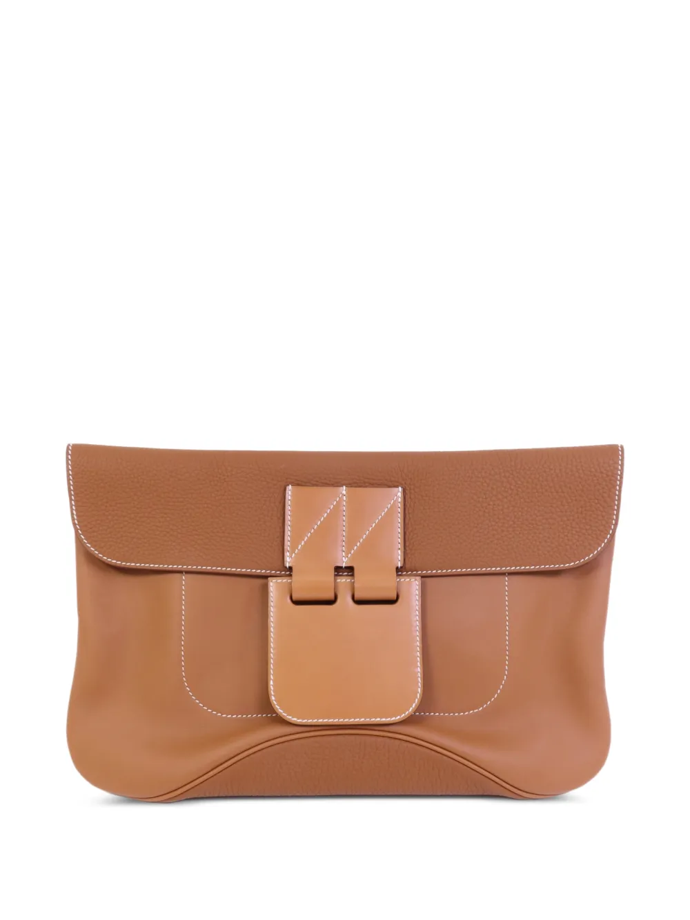 Hermès Pre-Owned 35 Villevoit clutch bag - Nude