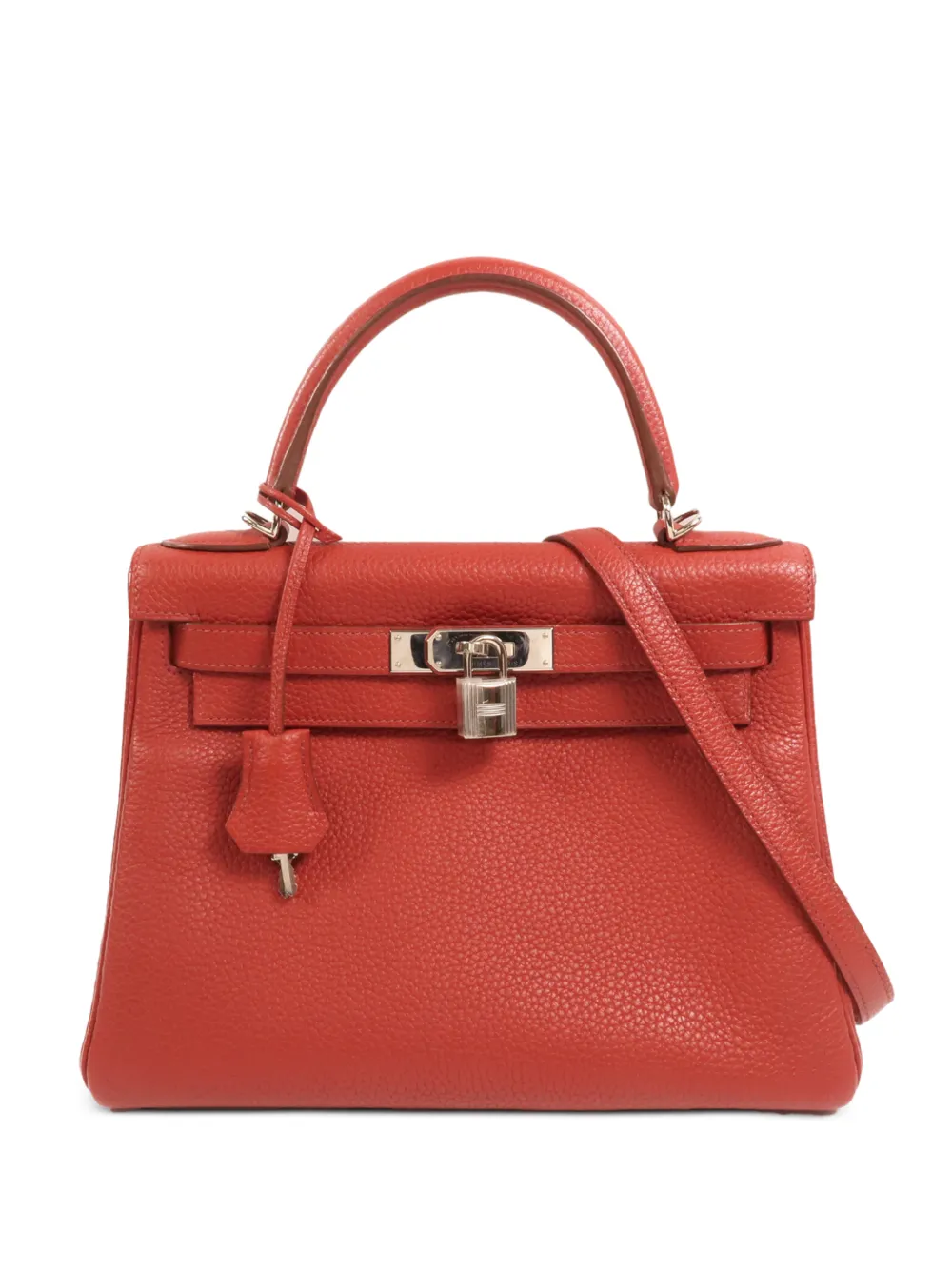Hermès Pre-Owned 28 Kelly Togo tote bag - Rosso