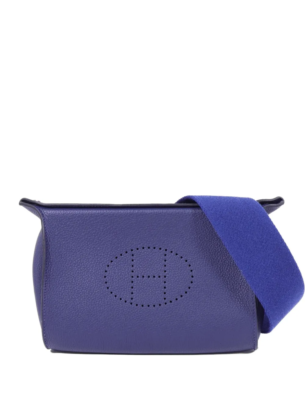 Hermès Pre-Owned Videpoches Togo-leather crossbody bag - Blu