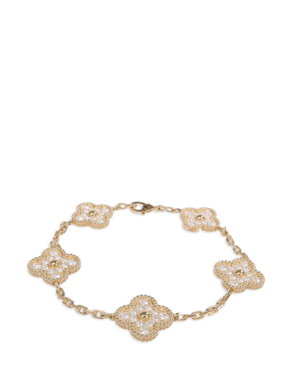 Van Cleef & Arpels Pre-Owned Alhambra ダイヤモンド ブレスレット | ゴールドトーン | Image 1