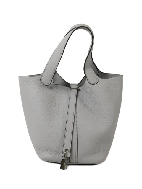 Hermès Pre-Owned 18 Picotin Lock leather tote bag