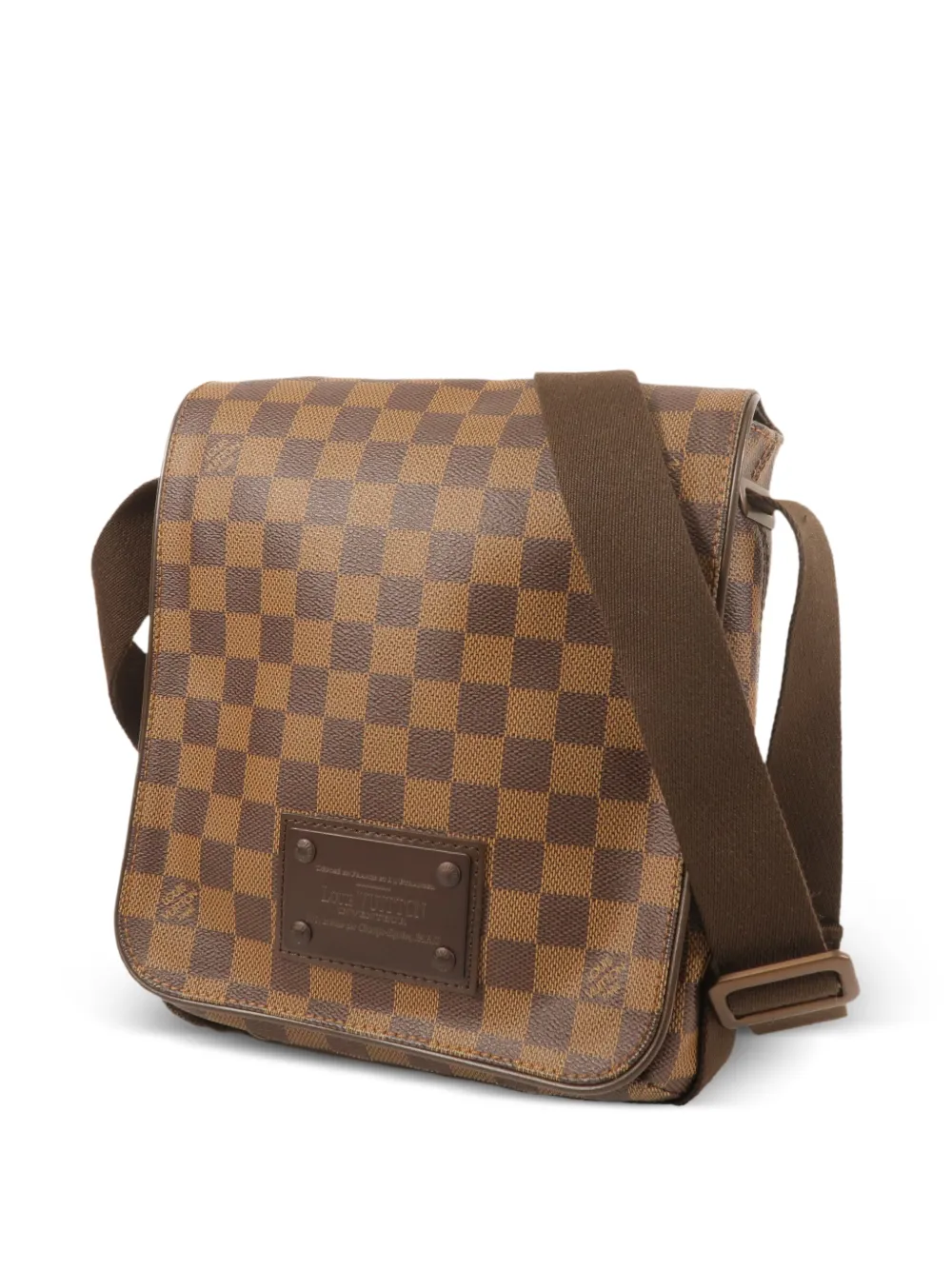 Louis Vuitton Pre-owned PM Brooklyn Messenger Bag in Brown, view 3