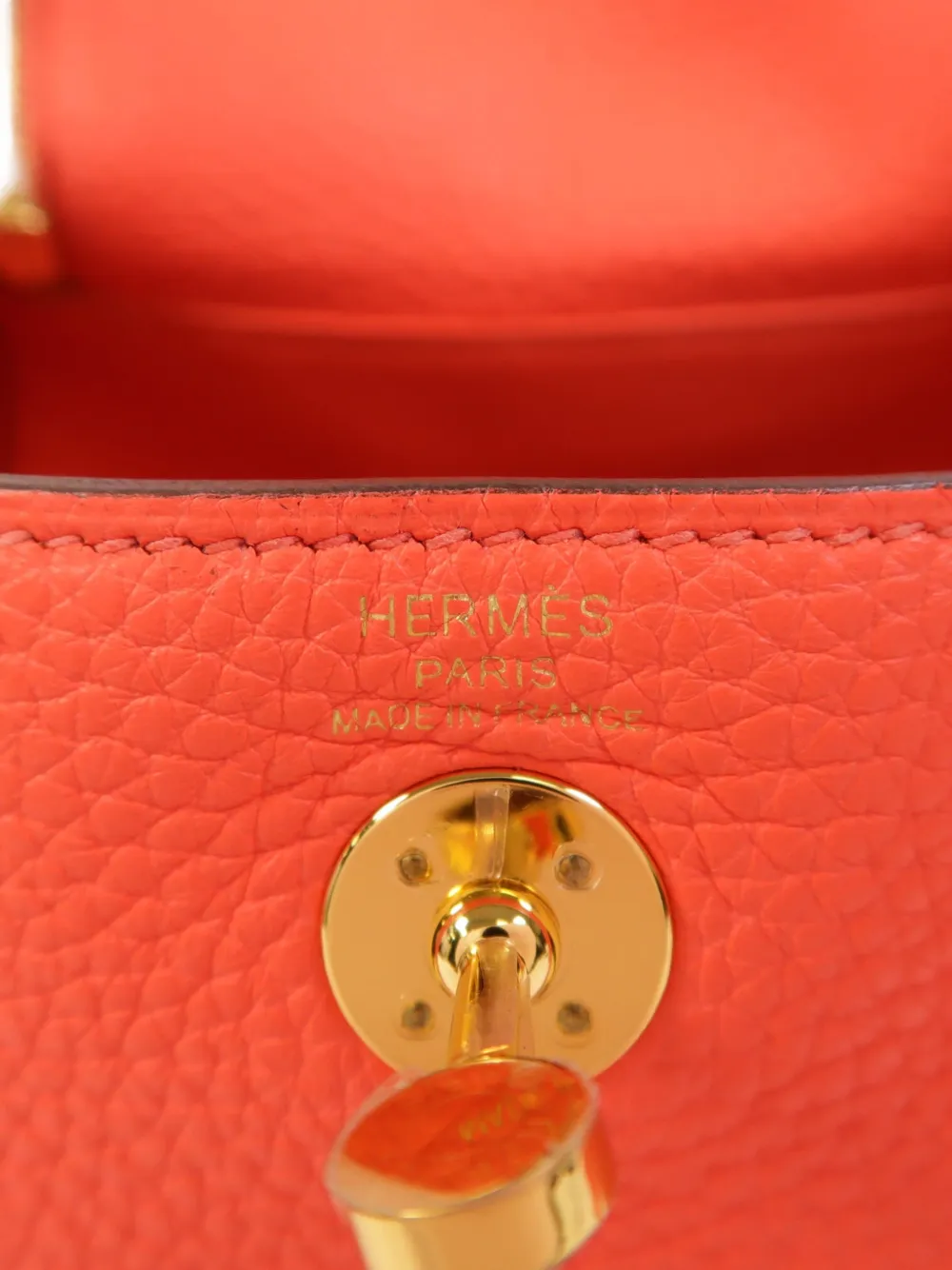 Hermès Pre-Owned Kleine Lindy shopper Oranje
