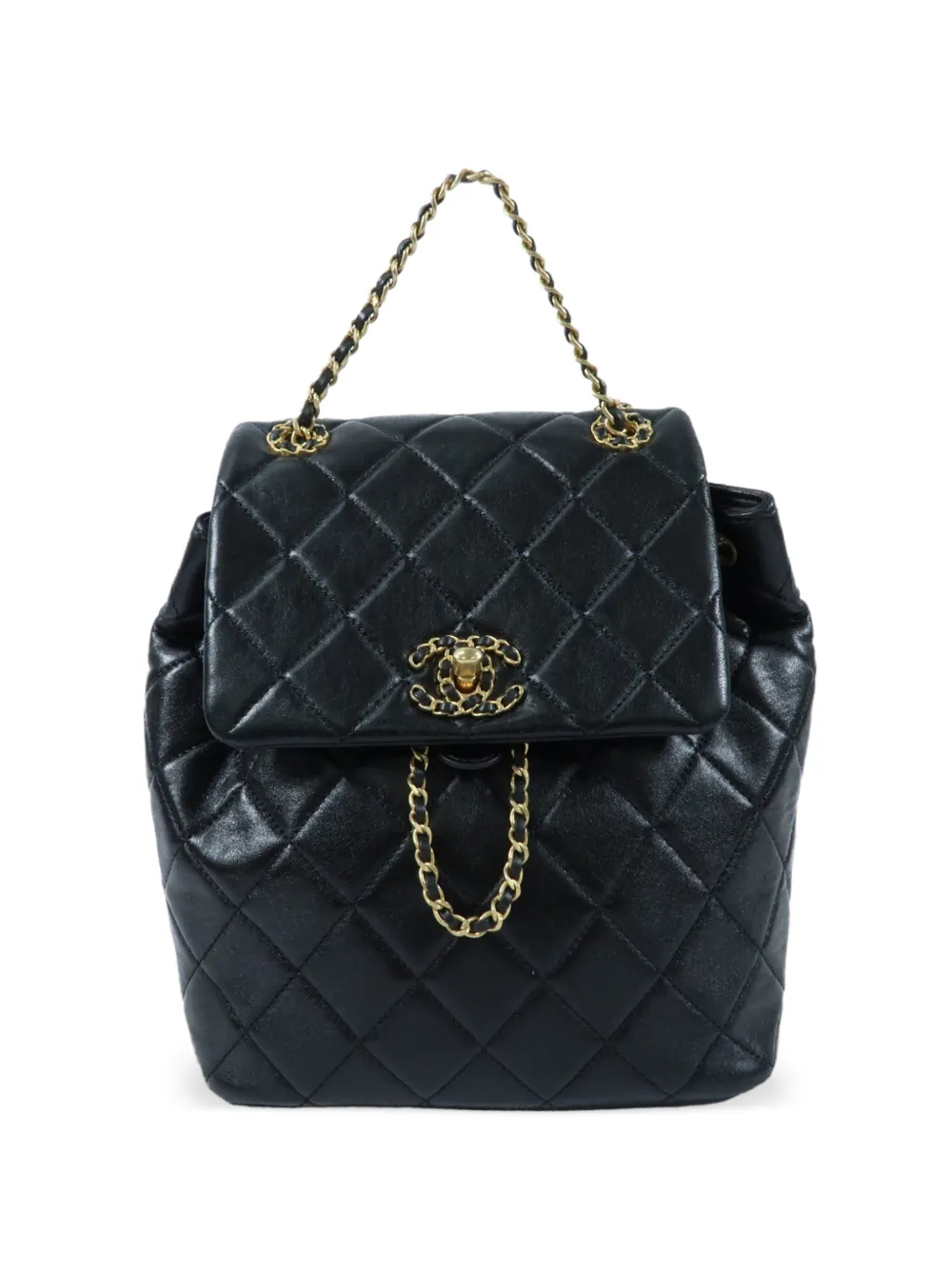 CHANEL Pre-Owned CC quilted backpack - Nero