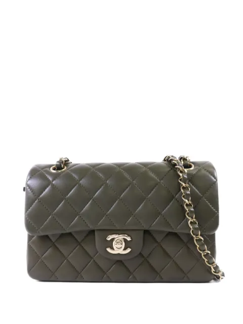 CHANEL Pre-Owned 23 Double Flap CC turn-lock shoulder bag