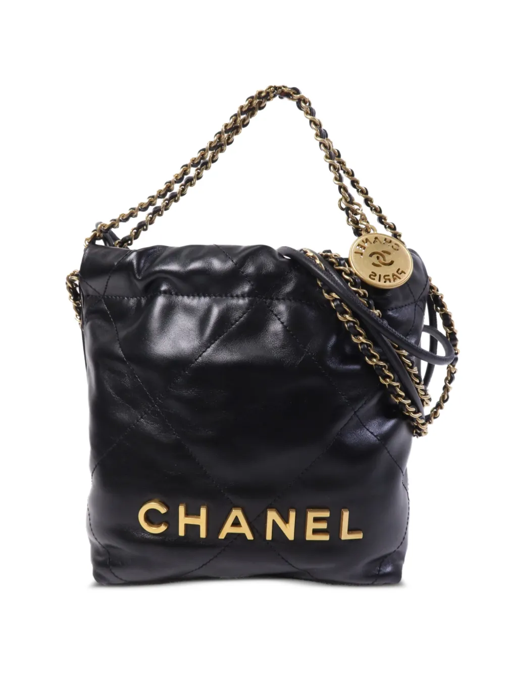 CHANEL Pre-Owned C22 bucket bag - Nero