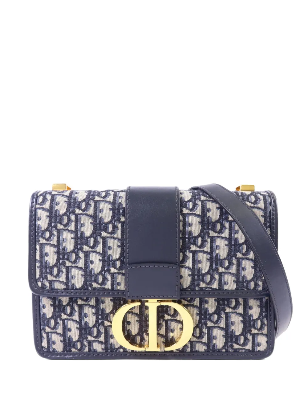 Christian Dior Pre-Owned Montaigne 30 logo-print crossbody bag - Blu