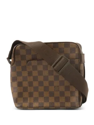 Louis Vuitton Pre-Owned 2004 ダミエ エベヌ オラフ MM ショルダー