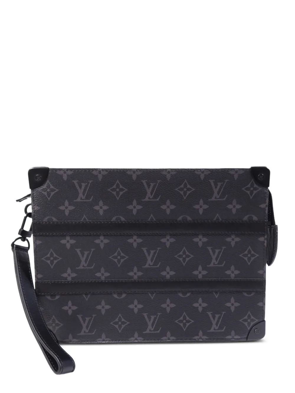 Louis Vuitton Pre-Owned Trunk Pochette Monogram Eclipse clutch bag - Nero