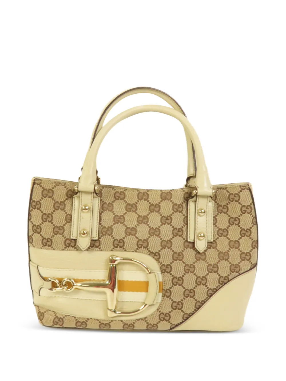 Gucci Pre-Owned Hasler Horsebit tote bag - Toni neutri