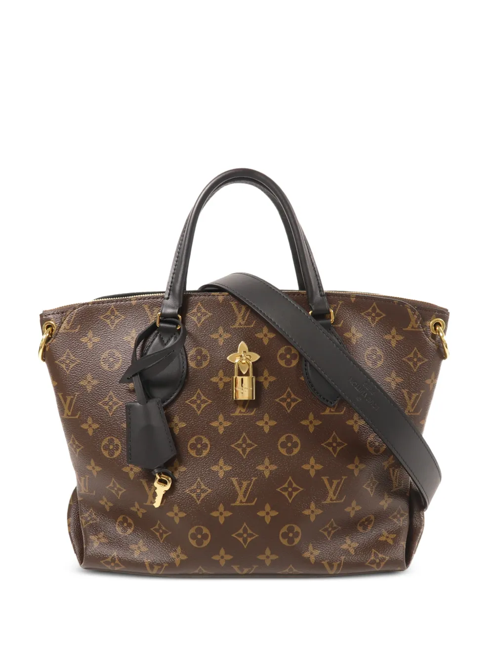 Louis Vuitton Pre-Owned MM Flower Monogram tote bag - Marrone