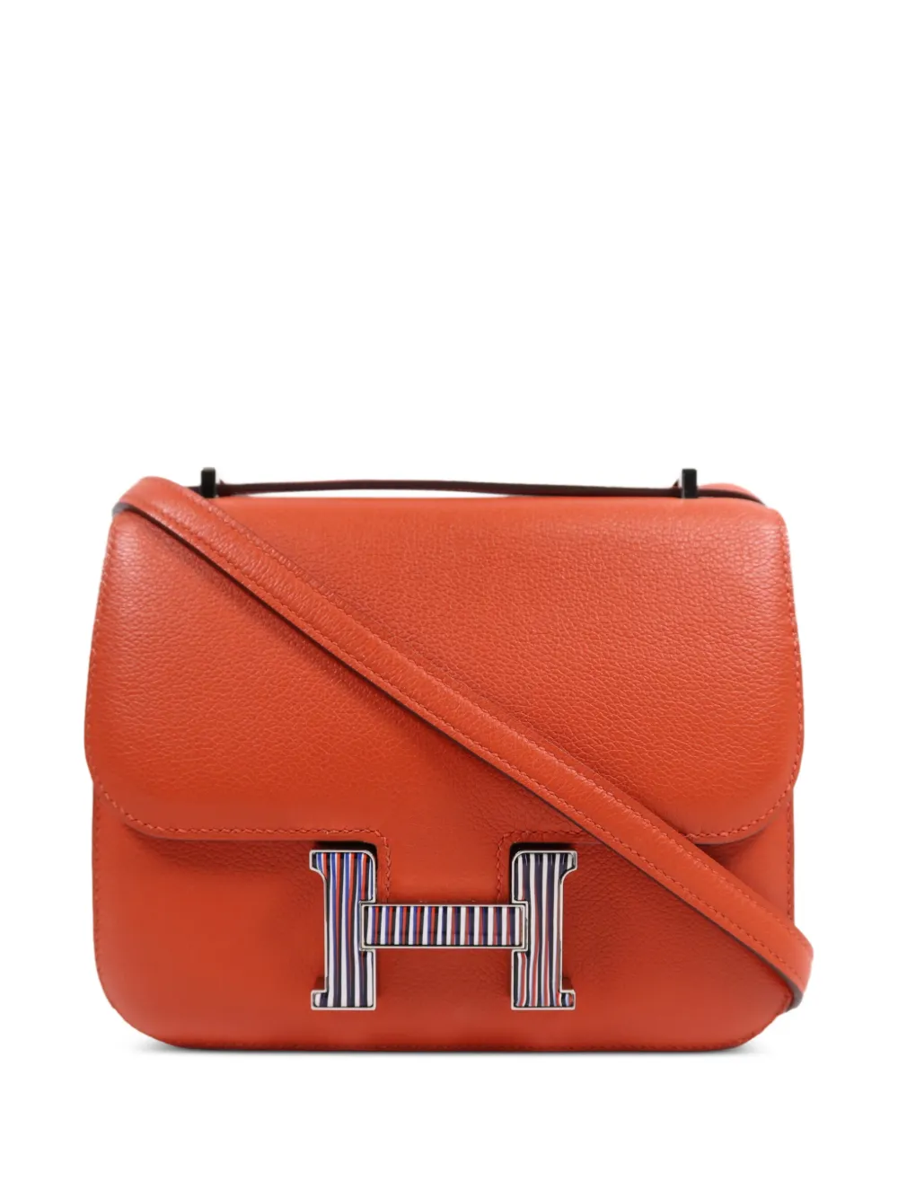 Hermès Pre-Owned mini Constance shoulder bag - Arancione