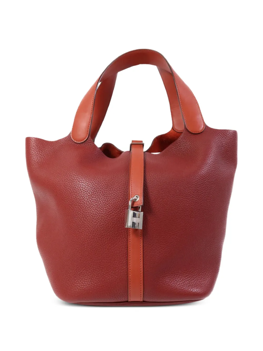 Hermès Pre-Owned Picotin GM leather tote bag - Red