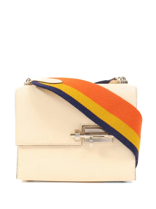 Hermès Pre-owned Mini Verrou Shoulder Bag in Neutrals