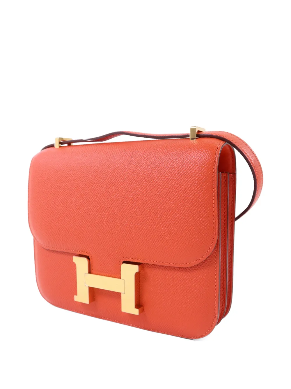 Hermès Pre-Owned mini Constance shoulder bag - Arancione