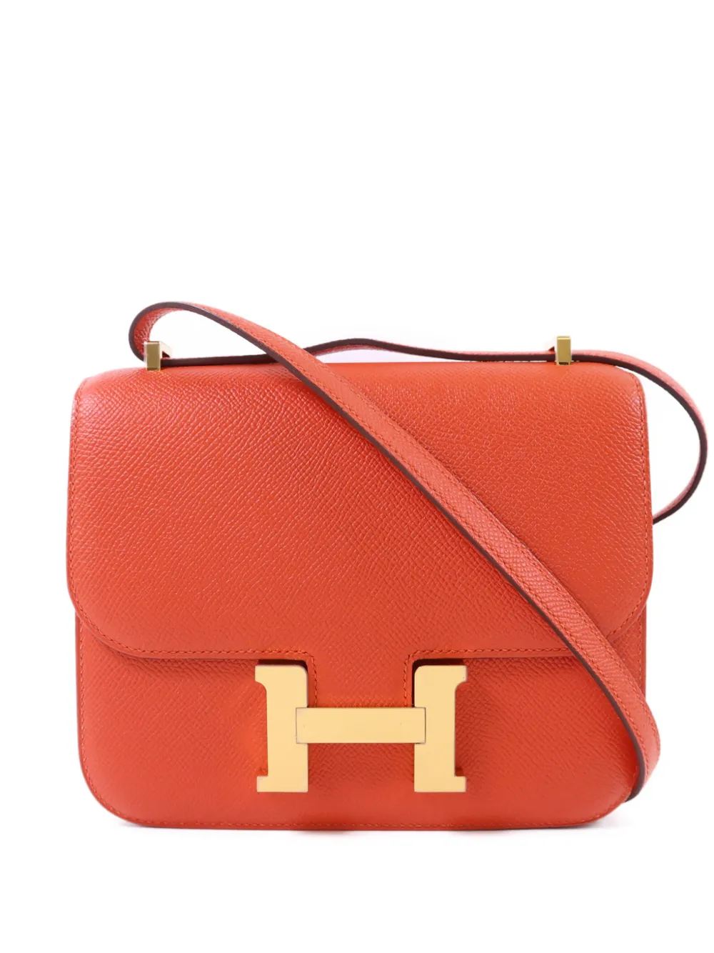 Hermès Pre-Owned mini Constance shoulder bag - Arancione