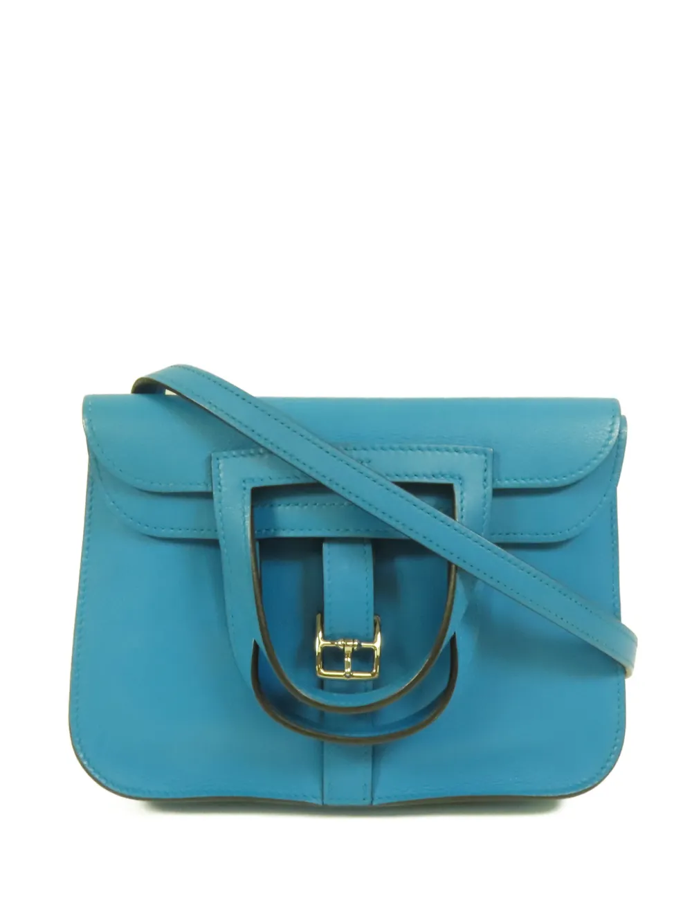 Hermès Pre-Owned mini Halzan shoulder bag - Blu