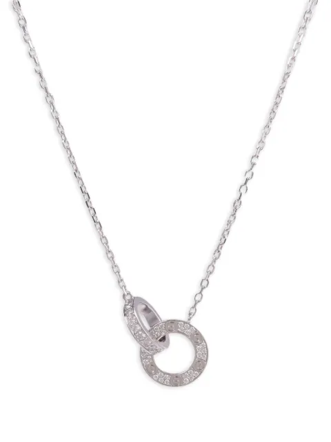 Cartier Love pavé-diamond necklace