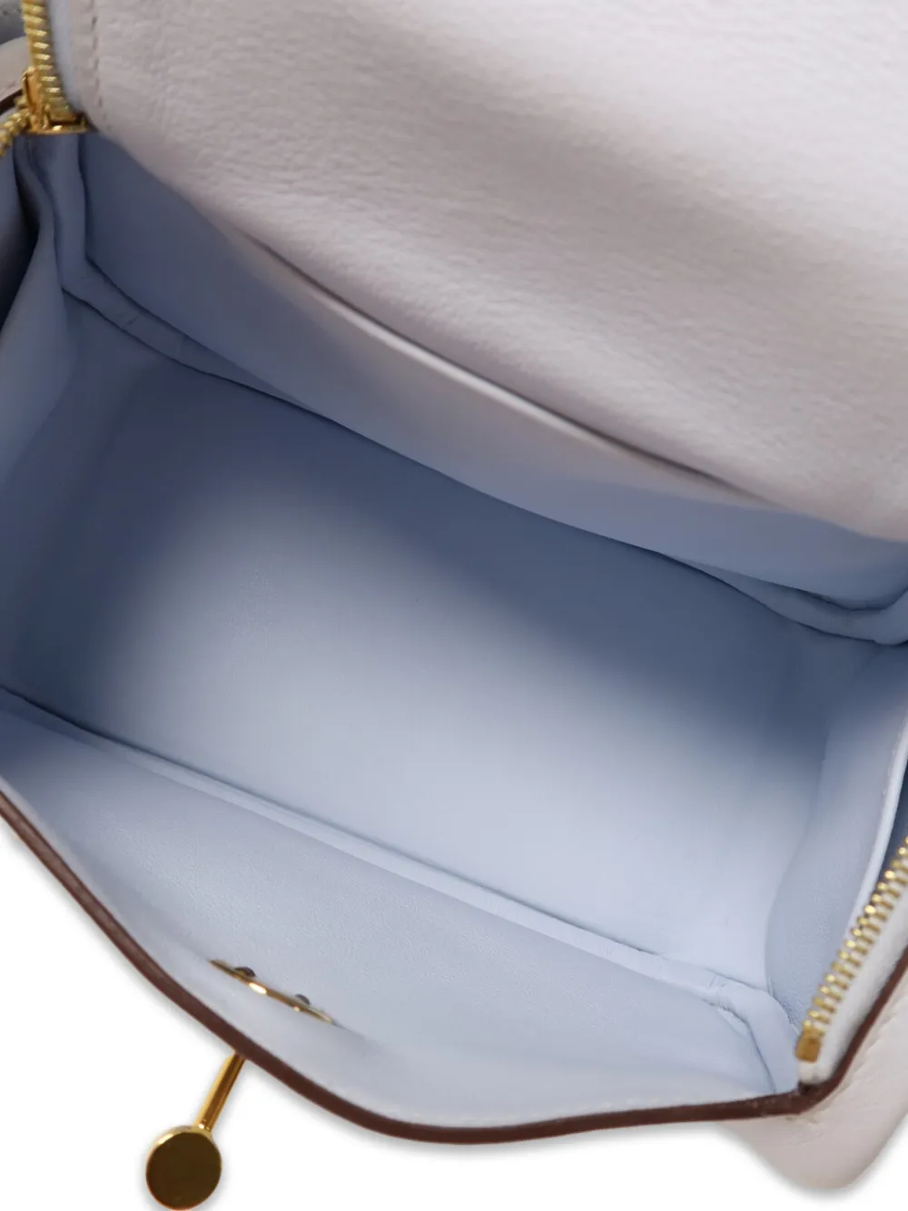 Hermès Pre-Owned 2021 Lindy mini-shopper Blauw