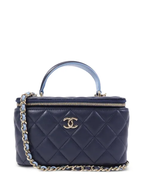 CHANEL Pre-Owned Vanity Case CC leather shoulder bag