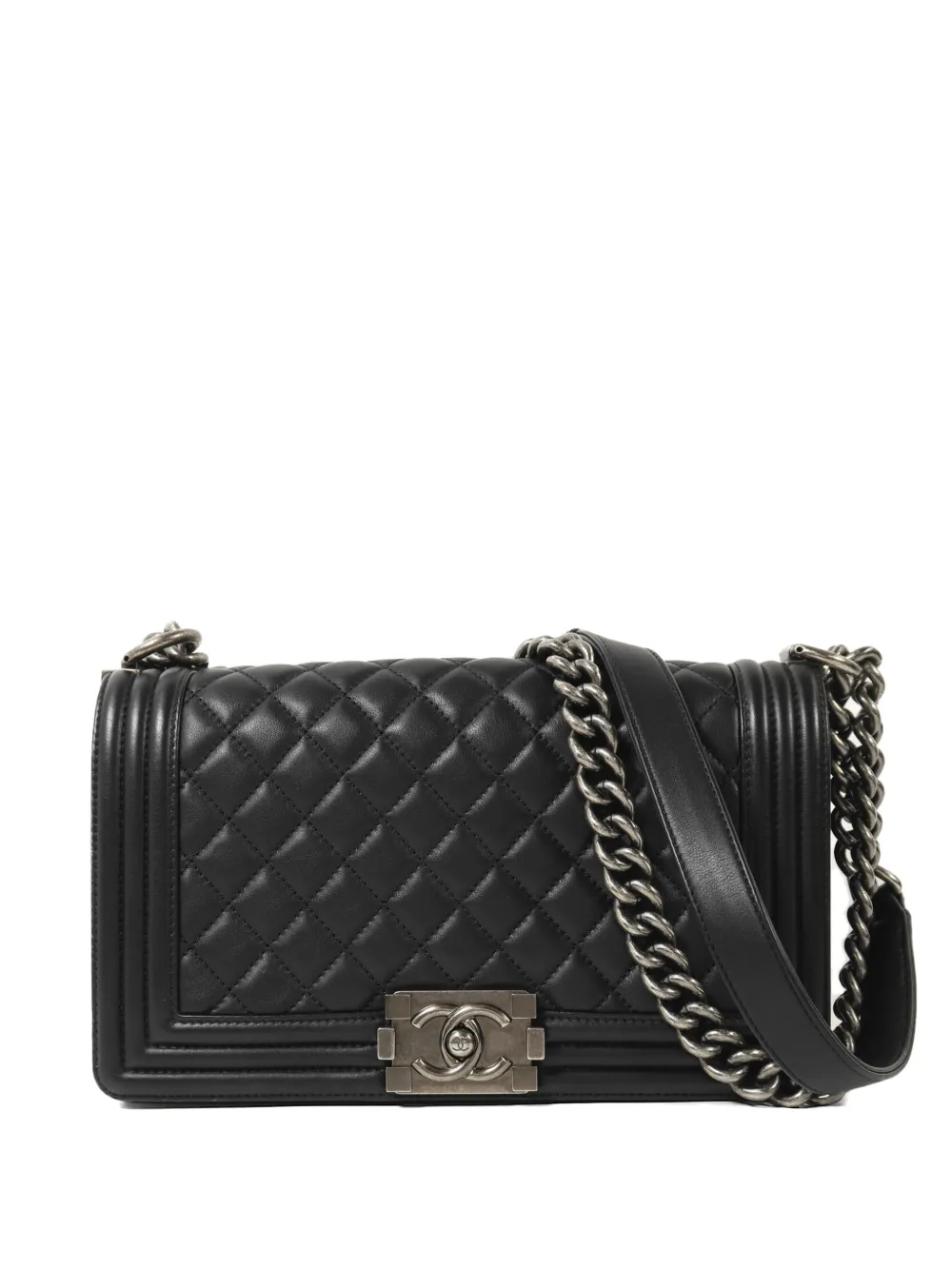 CHANEL Pre-Owned 25 Boy quilted crossbody-bag - Nero