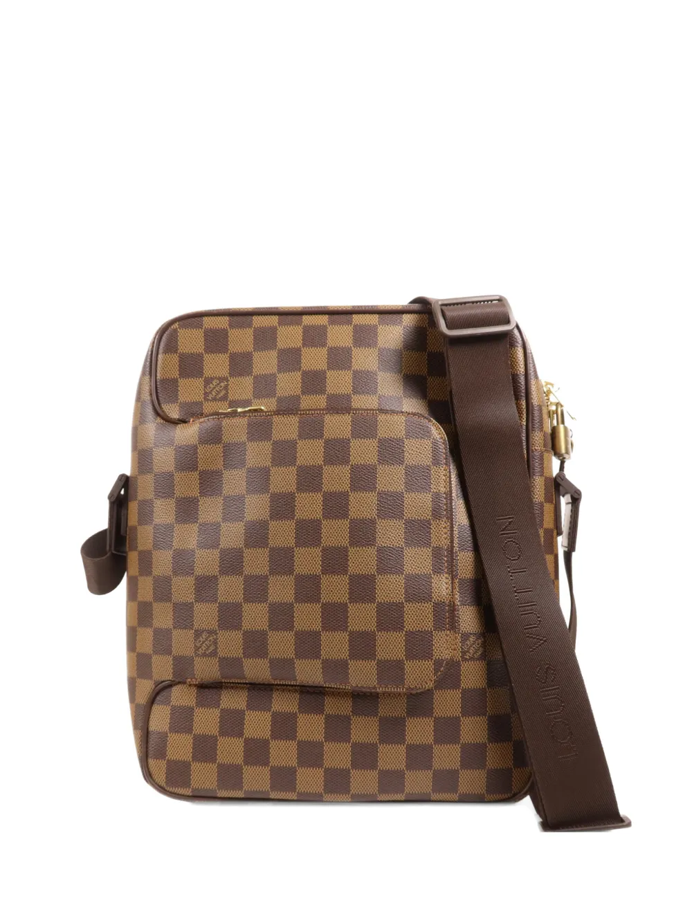 Louis Vuitton Pre-Owned MM Olaf Damier cross body bag - Marrone